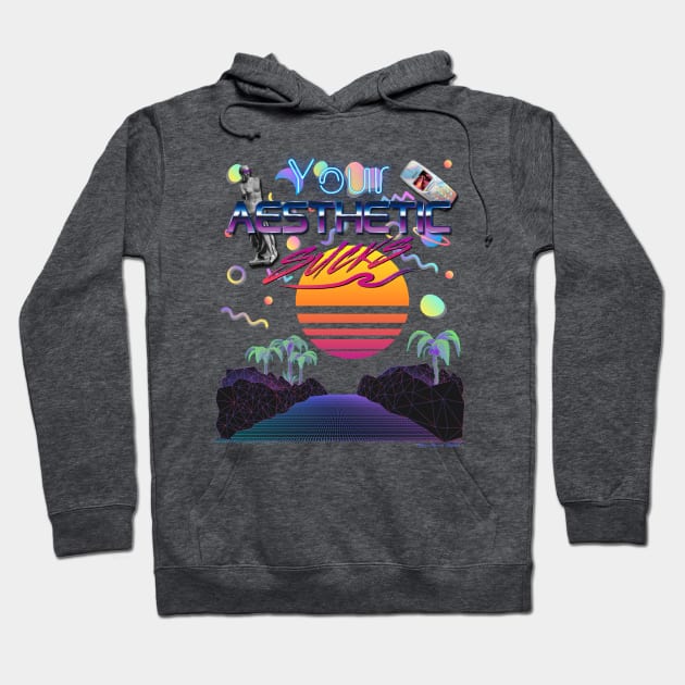 A E S T H E T I C Hoodie by WallHaxx